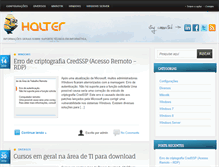 Tablet Screenshot of halter.com.br